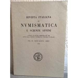 AA. VV. – Rivista italiana di numismatica. ... 