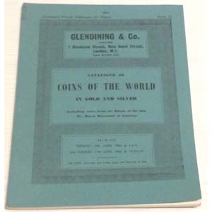 Glendining & Co. Catalogue of  Coins of the ... 