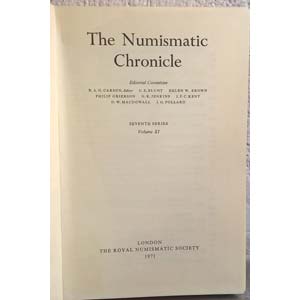AA. VV. – The Numismatic Chronicle. ... 