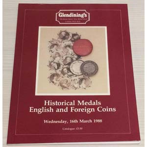 Glendinings, Catalogue of Historical Medals ... 