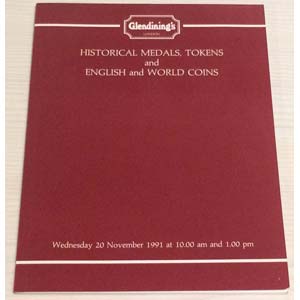 Glendinings Catalogue of Historical Medals, ... 