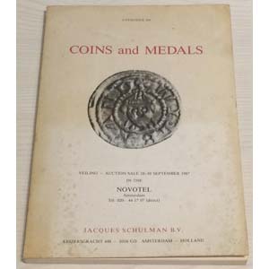 Schulman Jacques B.V. Catalogo 275,.  Coins ... 