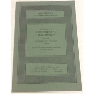 Sothebys  Catalogue of Continental Hammered ... 