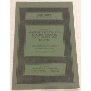Sothebys . Catalogue of  Ancient, English ... 