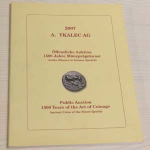 Tkalec Ag, Public auction. Ancient coins of ... 