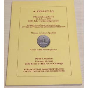Tkalec Ag, Public auction. Coins of the ... 