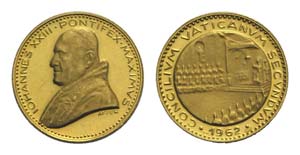 Papal, Giovanni XXIII (1958-1963). AV Medal ... 
