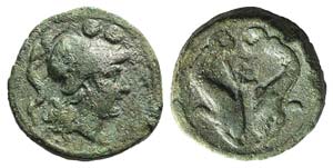 Northern Apulia, Venusia, c. 210 BC. Æ ... 
