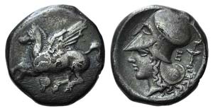 Corinth, c. 345-307 BC. AR Stater (19mm, ... 