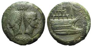 Octavian and Divus Julius Caesar, c. 36 BC. ... 