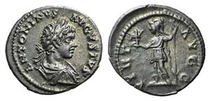 Caracalla (198-217). AR Denarius (19mm, ... 