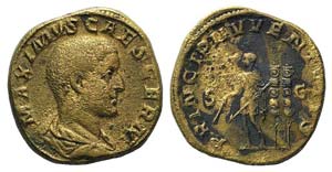 Maximus (Caesar, 235/6-238). Æ Sestertius ... 