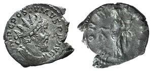 Postumus (260-269). AR Antoninianus (21mm, ... 