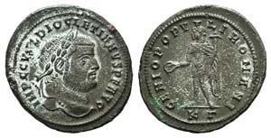 Diocletian (284-305). Æ Follis (30mm, ... 