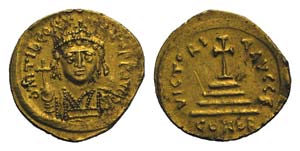 Tiberius II (578-582). AV Solidus (21mm, ... 