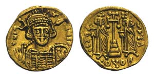 Constantine IV (668-685). AV Solidus (19mm, ... 