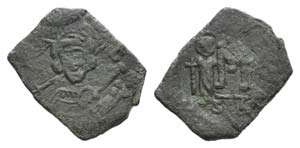 Constantine IV (668-685). Æ 40 Nummi (25mm, ... 