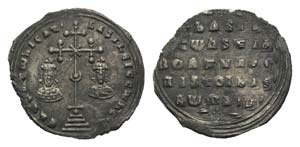 Basil II and Constantine VIII (976-1025). AR ... 