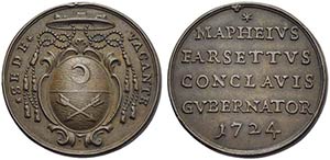 PAPALI - Sede Vacante (1724) - Medaglia - ... 