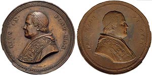 PAPALI - Pio IX (1846-1866) - Lamina Opus: ... 