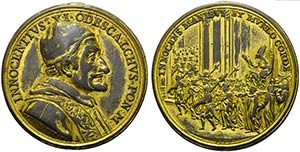 PAPALI - Innocenzo XI (1676-1689) - Medaglia ... 