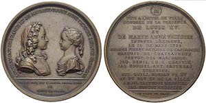 FRANCIA - Luigi XV (1715-1774) - Medaglia - ... 