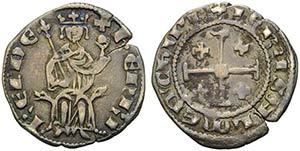 CIPRO - Enrico II (1285-1306) - Mezzo grosso ... 