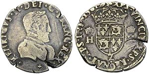 FRANCIA - Enrico II (1547-1559) - Testone   ... 