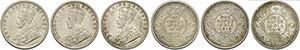 Estere -  - - INDIA - rupia 1918 (2) e 1919  ... 
