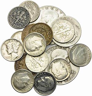 Estere -  - - USA - lotto di 17 monete (1/2 ... 