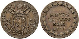 BOLOGNA - Leone XII (1823-1829) - Mezzo ... 