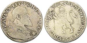 BOLOGNA - Paolo III (1534-1549) - Bianco - ... 