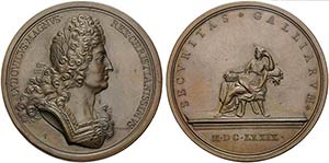 FRANCIA - Luigi XIV (1643-1715) - Medaglia - ... 