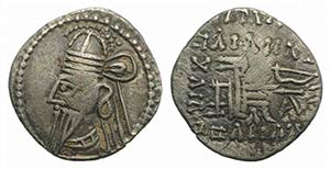 Kings of Parthia, Osroes II (c. AD 190). AR ... 