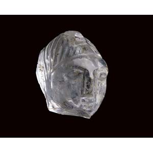 Roman rock crystal head. ... 