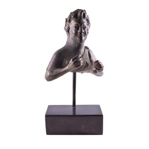 Roman youth satyr bust applique1st - 2nd ... 