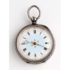 Solid  935‰ Silver pocket watch
the case ... 