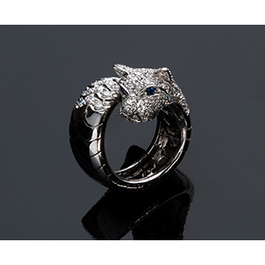 PRELATI - Anello “pantera” in oro 18K, ... 