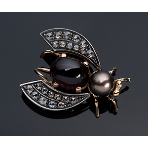 18K GOLD AND SILVER INSECT BROOCH
insect ... 