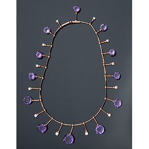 PETOCHI, ROME - 18K GOLD, AMETHYST AND ... 