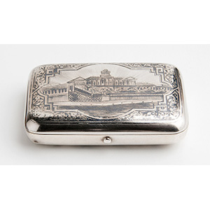 Silver and Niello Snuff box,  PETROV DANIL  ... 