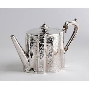 Elegant Sterling Silver (925‰) Tea Pot,  ... 