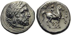Kings of Macedonia, Tetradrachm in the name ... 