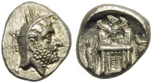 Kings of Persis, Unknown king, Drachm, 2nd ... 