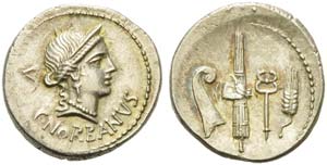 C. Norbanus, Denarius, Rome, 83 BC; AR (g ... 
