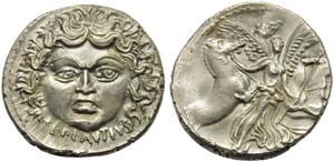 L. Plautius Plancus, Denarius, Rome, 47 BC; ... 