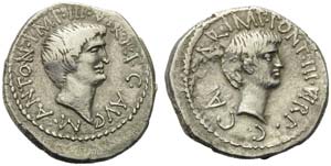 M. Antonius and C. Caesar Octavianus, ... 