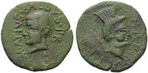 M. Atius Balbus, Bronze, Sardinia - Uselis ... 