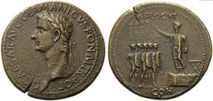 Gaius, called Caligula (37-41), Sestertius, ... 