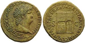 Nero (54-68), Sestertius, Rome, AD 66; AE (g ... 